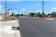 South leg of Walton Blvd. and Sashabaw Rd. intersection after paving.