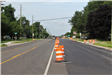 Walton Blvd. paved between Sashabaw Rd. and Dixie Hwy. looking westbound in Waterford Township