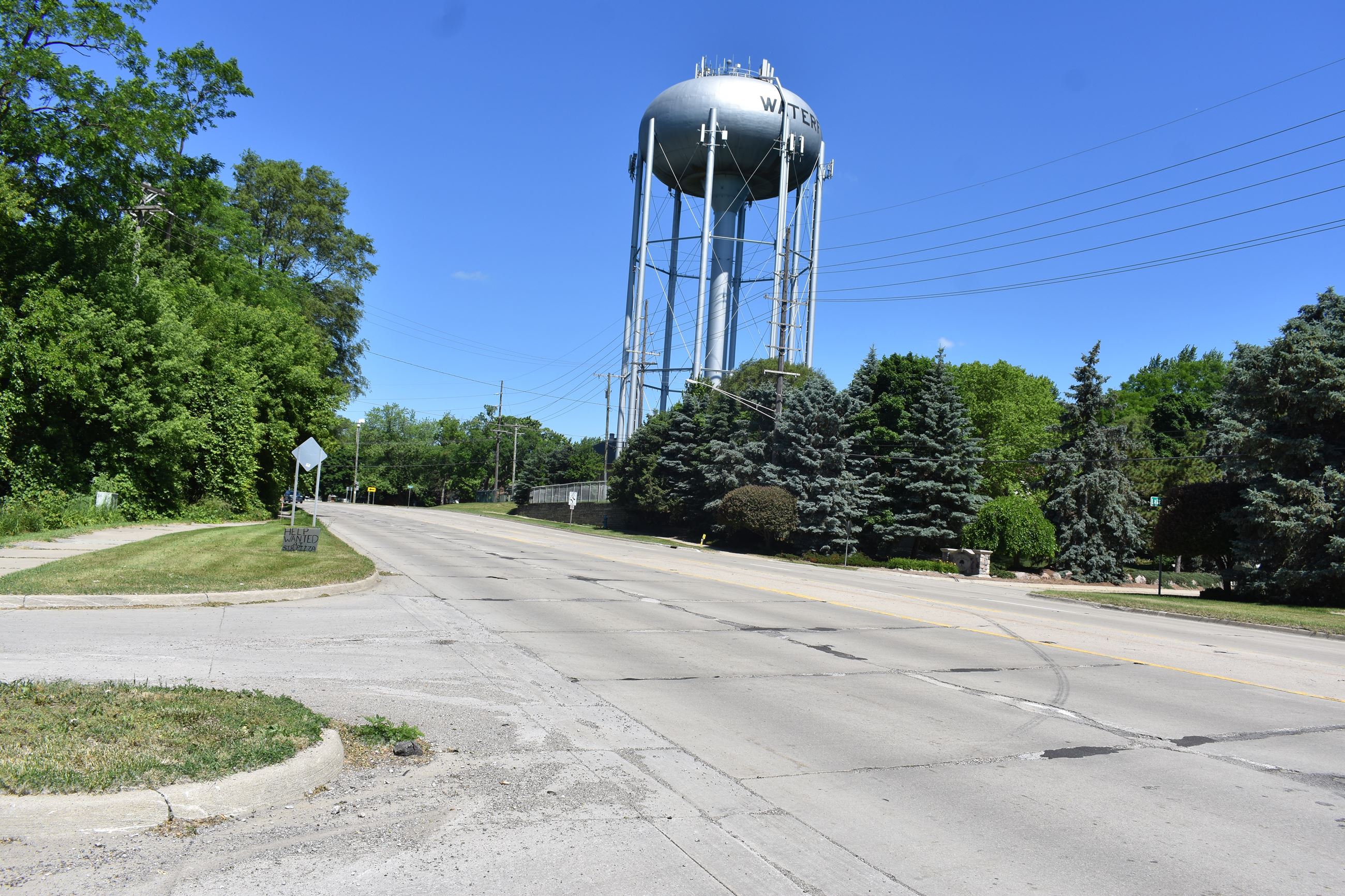 Walton Blvd, between Sashabaw and Clintonville roads, pre-construction image