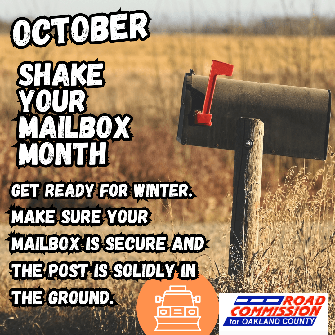 Shake your mailbox image; get ready for winter, make sure your mailbox is secure