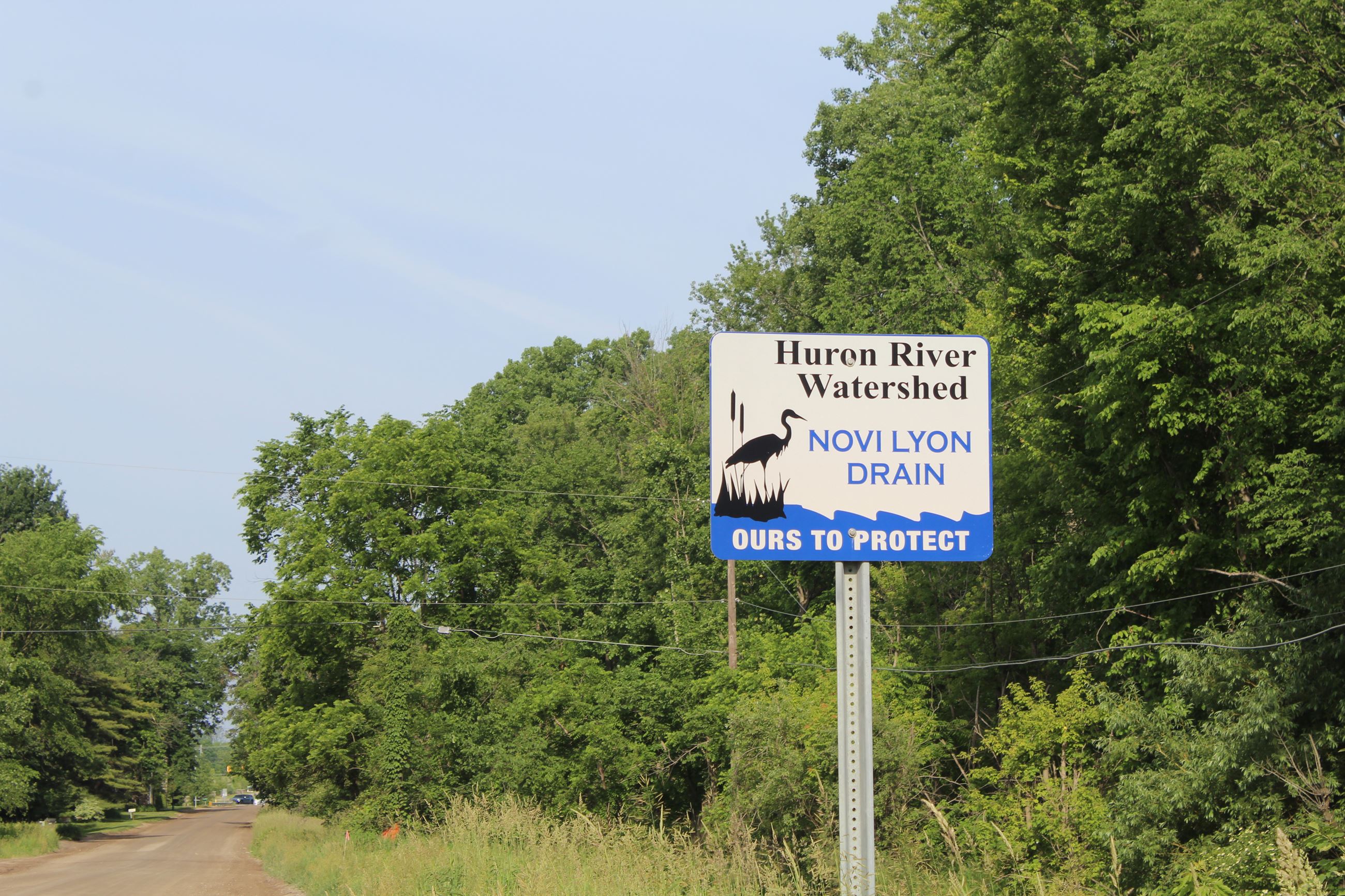 11 Mile Road Culvert East of Milford Road over the Novi-Lyon Drain Preconstruction image