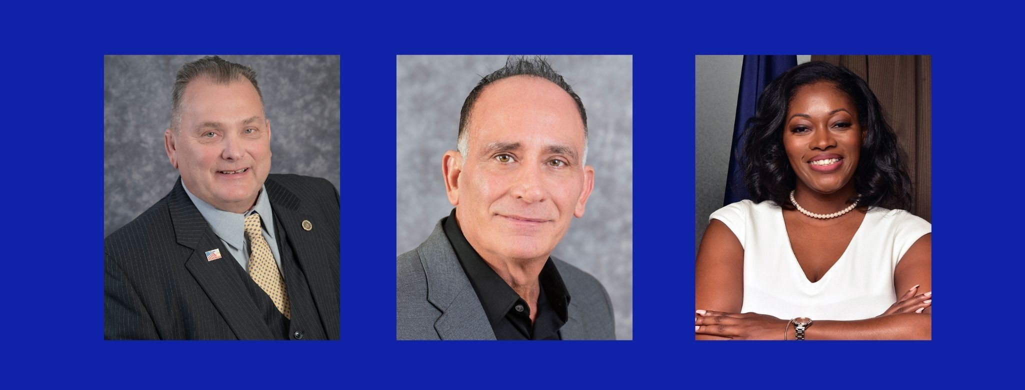 RCOC Board of Commissioners. left to right Chair Eric McPherson, Vice Chair James Esshaki and Board 