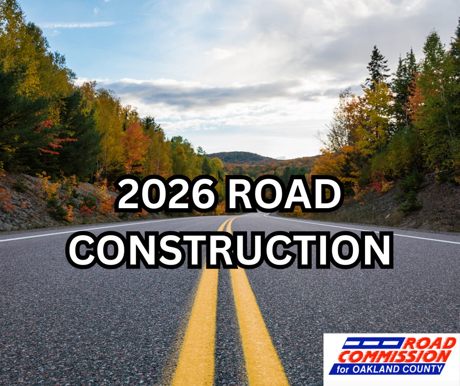 2026 image for road construction projects with two lane road background and RCOC logo