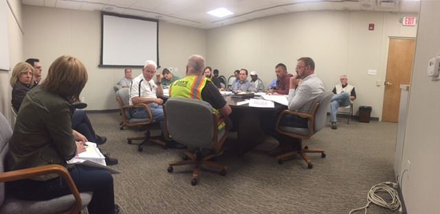 Stakeholders meeting with Dan's Excavating