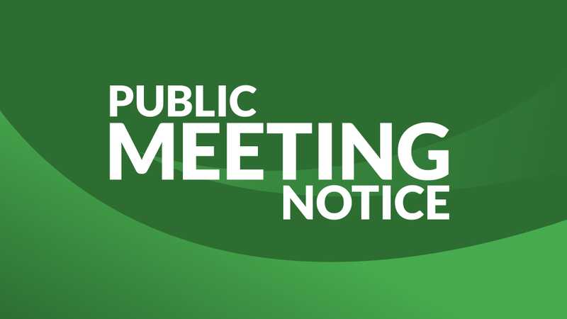 Public Meeting notice image