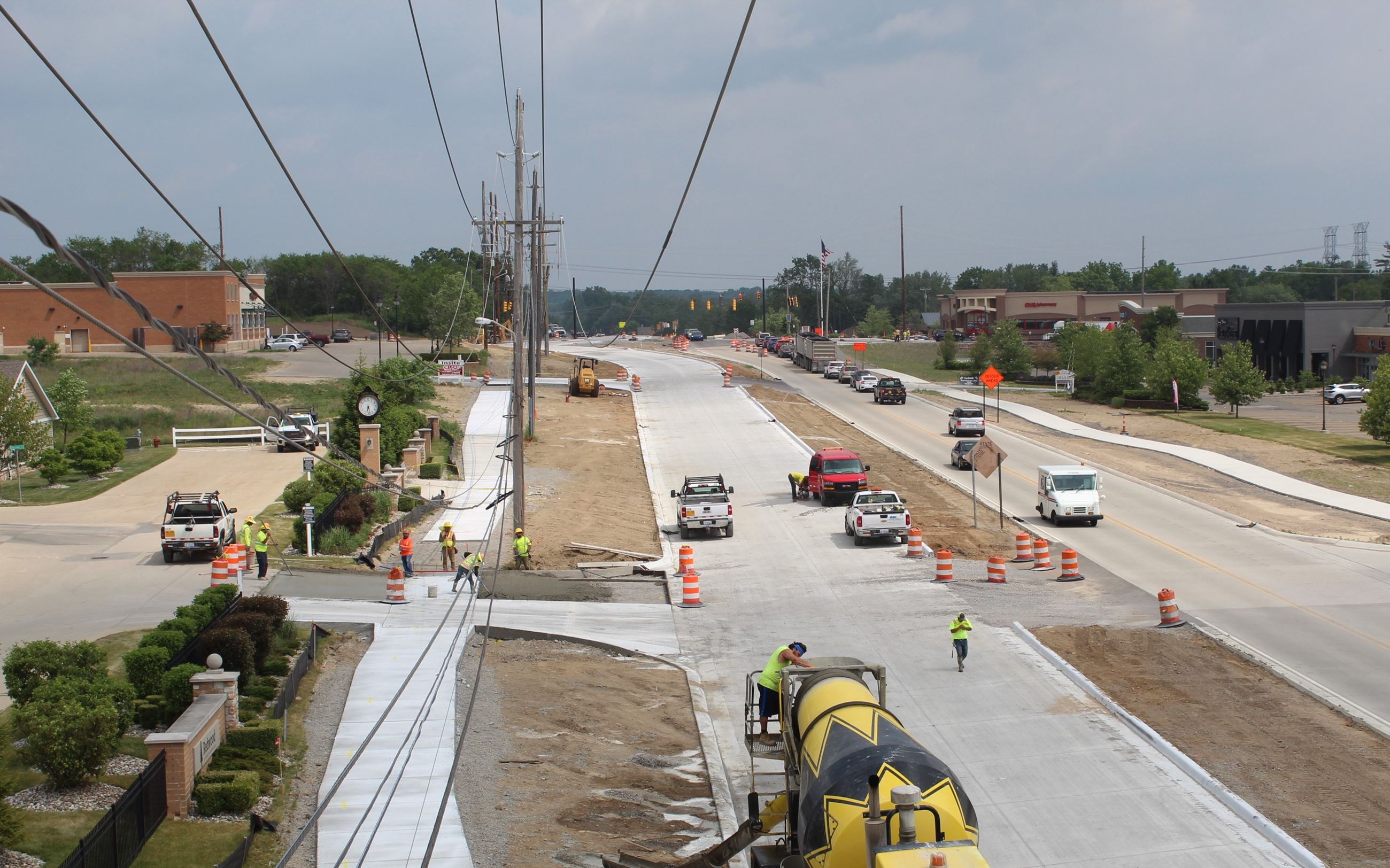 Baldwin Work Zone Camera image taken on 6/10/20
