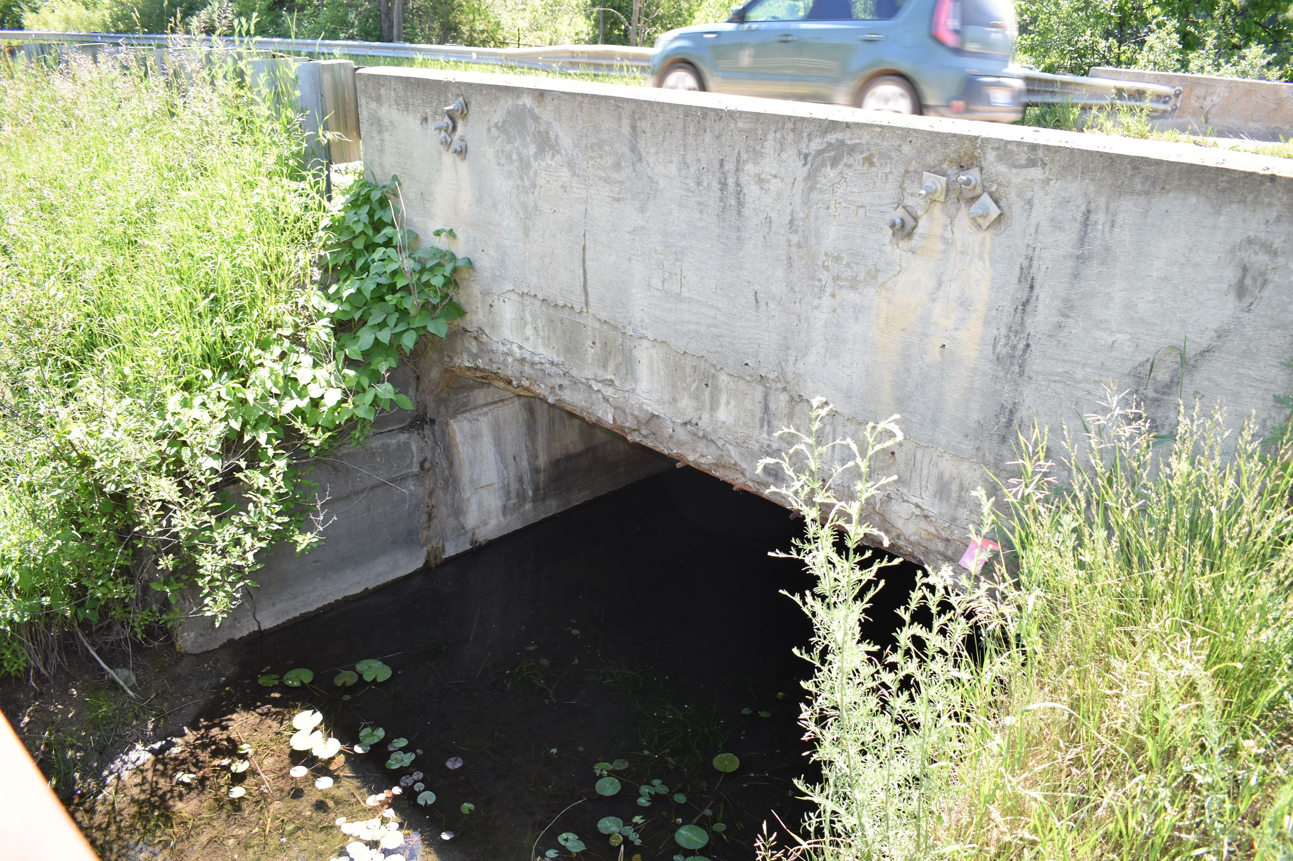 Sashawbaw Road Culvert Replacement pre-construction photo