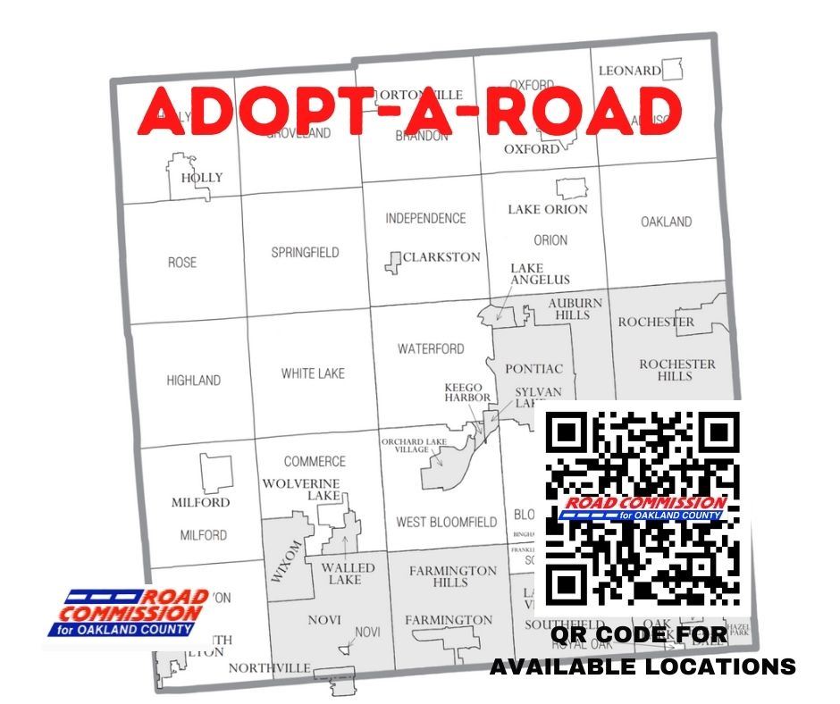 Adopt-A-Road Map QR Code image for available areas